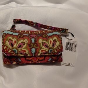Vibrant Multicolor Vera Bradley Smartphone Wristlet Wallet.